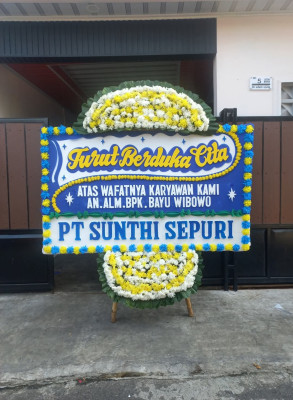 Papan Bunga Duka di Delima